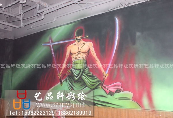 上海墙绘-商业空间彩绘