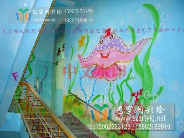 上海幼儿园墙绘