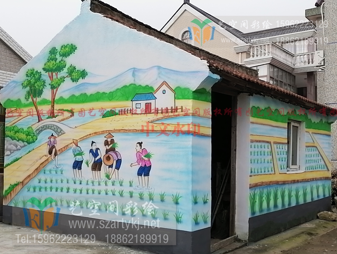 吴中南通乡村绘画