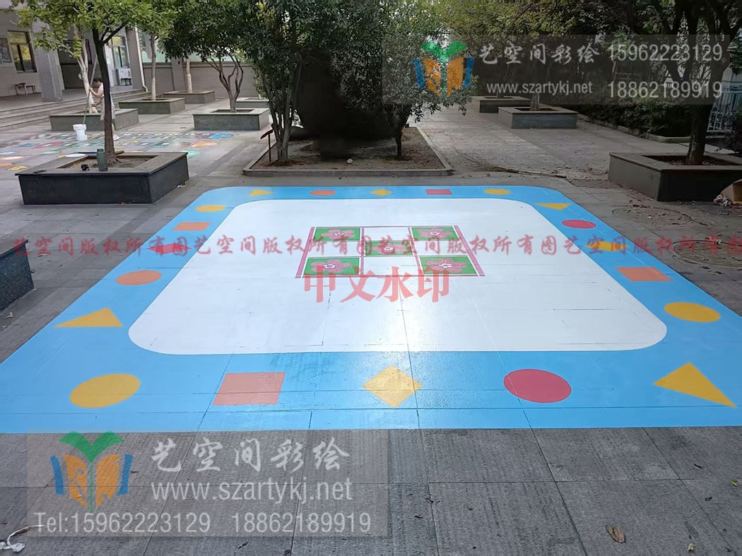 江苏地面游戏彩绘
