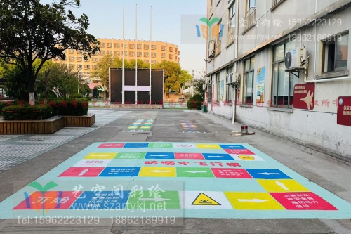 苏州彩绘绘就童趣天地