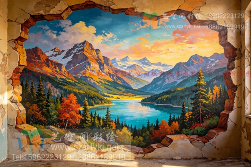 苏州3D墙体彩绘创意无界