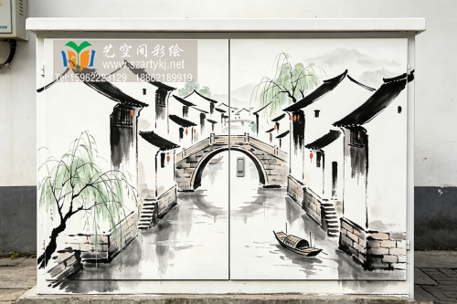 电箱彩绘绘就城市美学