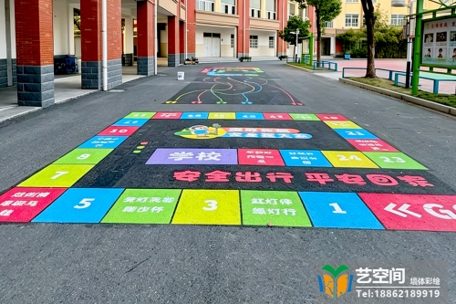 苏州地面彩绘