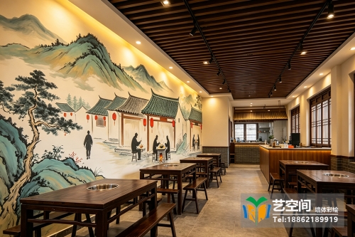 苏州饭店彩绘