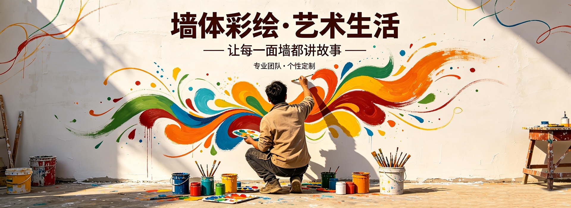 苏州彩绘墙