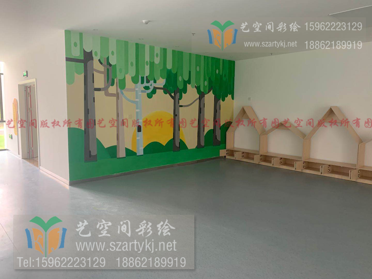 上海室内彩绘画