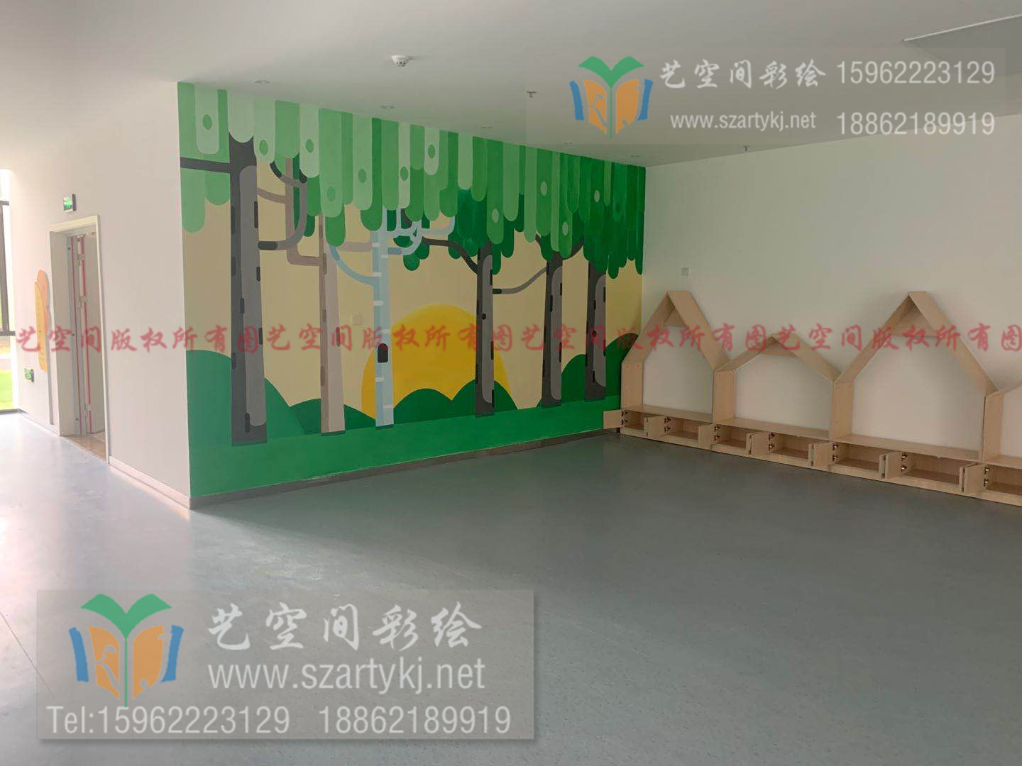 上海室内彩绘画