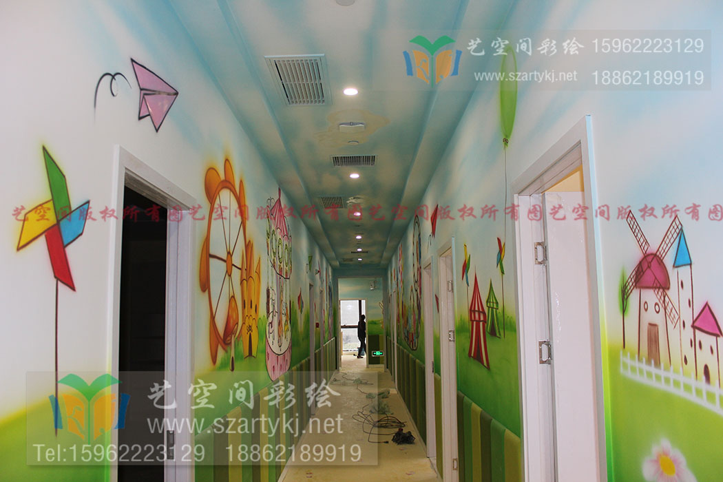 学校彩绘