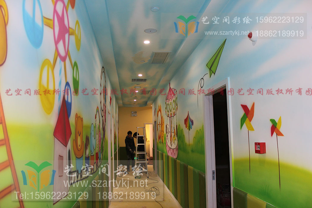 学校彩绘