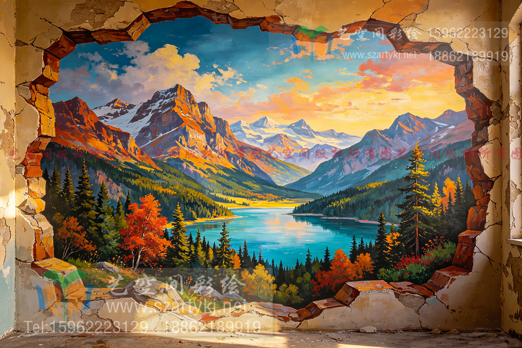 苏州3D墙体彩绘