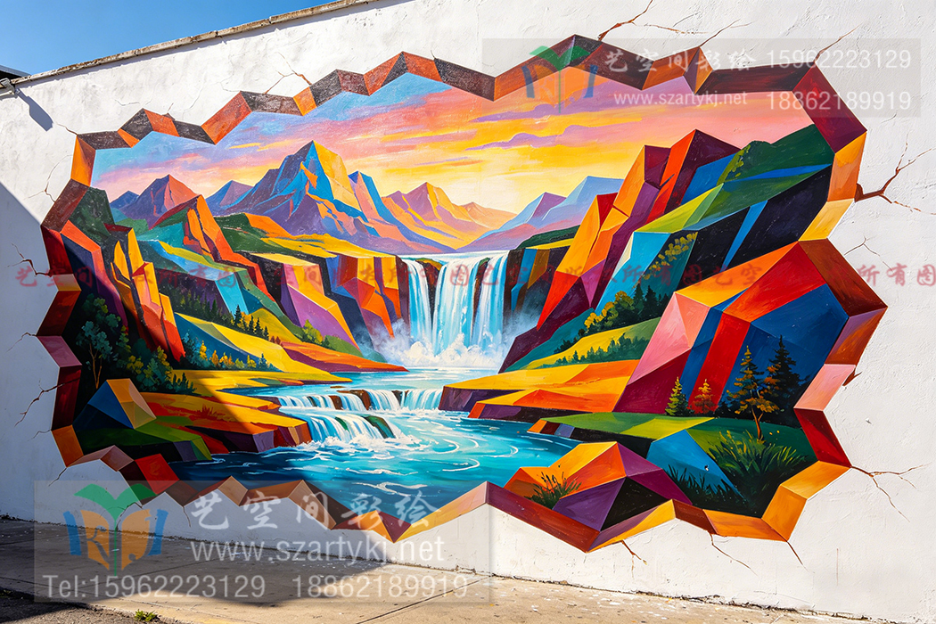 苏州3D墙体彩绘