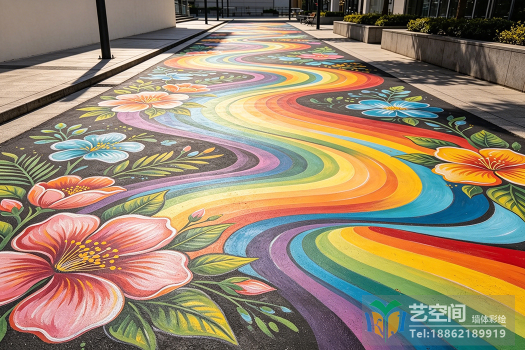 苏州3D路面彩绘