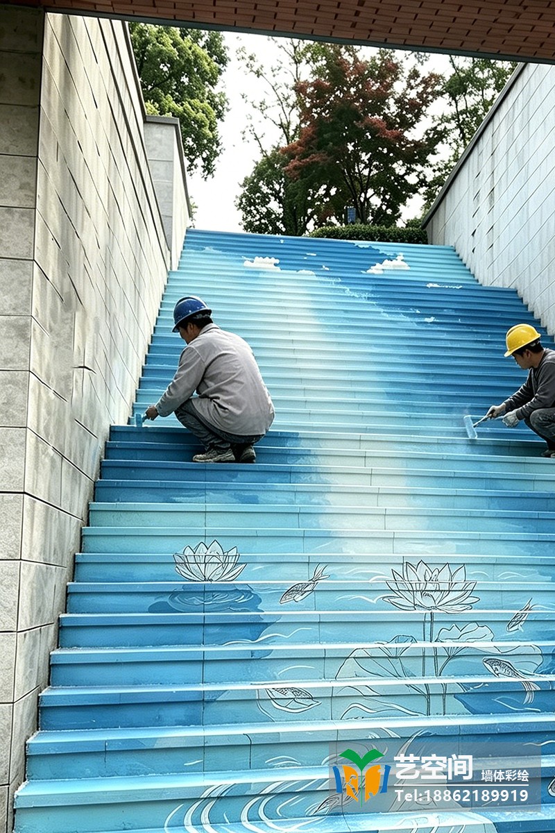 苏州3D楼梯立体画