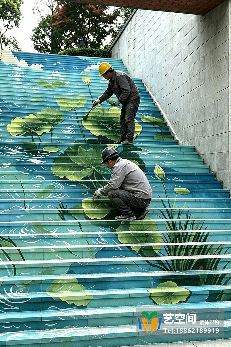 苏州3D楼梯立体画