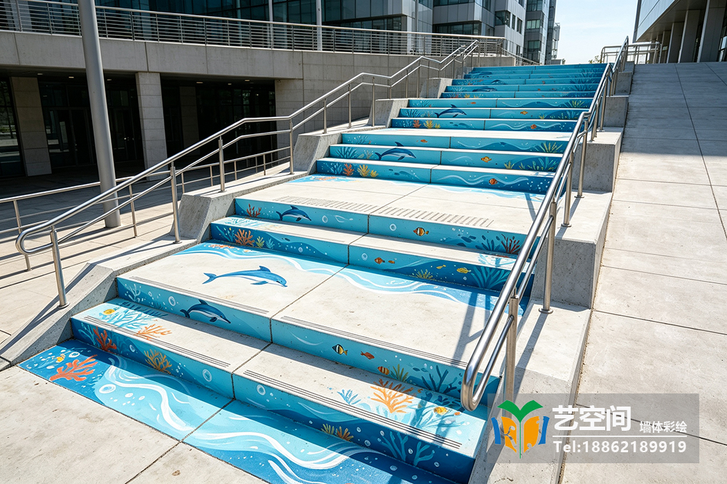 苏州台阶彩绘